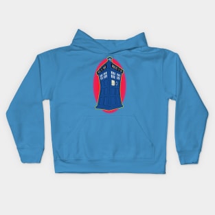 TARDIS TOON Kids Hoodie